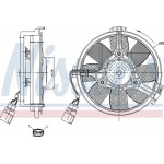 Nissens Βεντιλατέρ, Ψύξη Κινητήρα - 85547