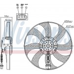 Nissens Βεντιλατέρ, Ψύξη Κινητήρα - 85549