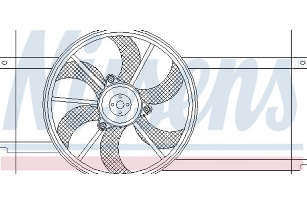 Nissens Βεντιλατέρ, Ψύξη Κινητήρα - 85593