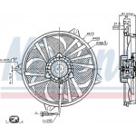 Nissens Βεντιλατέρ, Ψύξη Κινητήρα - 85605
