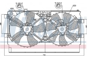 Nissens Βεντιλατέρ, Ψύξη Κινητήρα - 85635