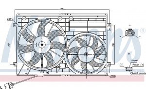 Nissens Βεντιλατέρ, Ψύξη Κινητήρα - 85643