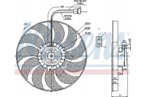Nissens Βεντιλατέρ, Ψύξη Κινητήρα - 85676