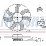 Nissens Βεντιλατέρ, Ψύξη Κινητήρα - 85678