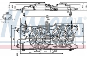 Nissens Βεντιλατέρ, Ψύξη Κινητήρα - 85689