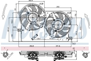 Nissens Βεντιλατέρ, Ψύξη Κινητήρα - 85696