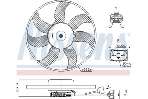 Nissens Βεντιλατέρ, Ψύξη Κινητήρα - 85699