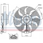 Nissens Βεντιλατέρ, Ψύξη Κινητήρα - 85715