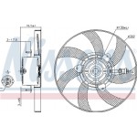 Nissens Βεντιλατέρ, Ψύξη Κινητήρα - 85716