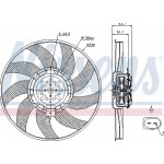 Nissens Βεντιλατέρ, Ψύξη Κινητήρα - 85727
