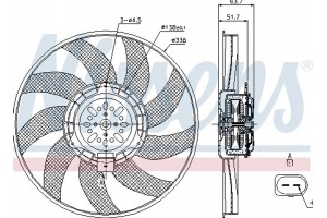 Nissens Βεντιλατέρ, Ψύξη Κινητήρα - 85727