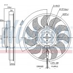 Nissens Βεντιλατέρ, Ψύξη Κινητήρα - 85731