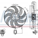 Nissens Βεντιλατέρ, Ψύξη Κινητήρα - 85748