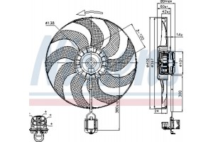 Nissens Βεντιλατέρ, Ψύξη Κινητήρα - 85748
