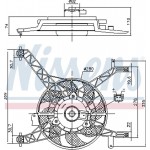 Nissens Βεντιλατέρ, Ψύξη Κινητήρα - 85751