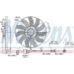 Nissens Βεντιλατέρ, Ψύξη Κινητήρα - 85763