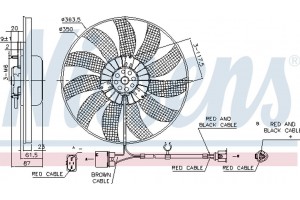 Nissens Βεντιλατέρ, Ψύξη Κινητήρα - 85763