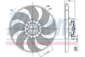 Nissens Βεντιλατέρ, Ψύξη Κινητήρα - 85779