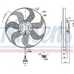Nissens Βεντιλατέρ, Ψύξη Κινητήρα - 85798