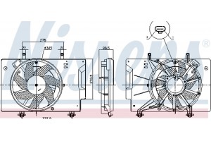 Nissens Βεντιλατέρ, Ψύξη Κινητήρα - 85810