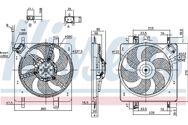 Nissens Βεντιλατέρ, Ψύξη Κινητήρα - 85835