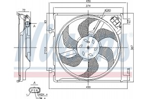 Nissens Βεντιλατέρ, Ψύξη Κινητήρα - 85869