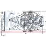 Nissens Βεντιλατέρ, Ψύξη Κινητήρα - 85881