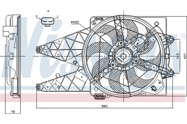 Nissens Βεντιλατέρ, Ψύξη Κινητήρα - 85881