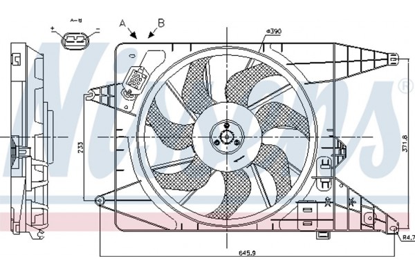 Nissens Βεντιλατέρ, Ψύξη Κινητήρα - 85890