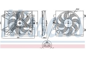 Nissens Βεντιλατέρ, Ψύξη Κινητήρα - 85922