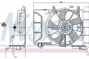 Nissens Βεντιλατέρ, Ψύξη Κινητήρα - 85941