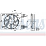 Nissens Βεντιλατέρ, Ψύξη Κινητήρα - 85942
