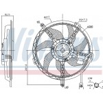Nissens Βεντιλατέρ, Ψύξη Κινητήρα - 85945