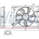 Nissens Βεντιλατέρ, Ψύξη Κινητήρα - 85948
