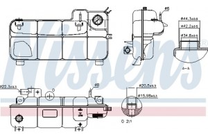 Nissens Δοχείο διαστολής, Ψυκτικό Υγρό - 996077