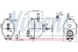 Nissens Δοχείο διαστολής, Ψυκτικό Υγρό - 996159