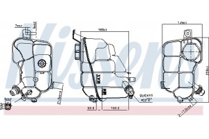 Nissens Δοχείο διαστολής, Ψυκτικό Υγρό - 996257