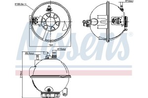 Nissens Δοχείο διαστολής, Ψυκτικό Υγρό - 996267