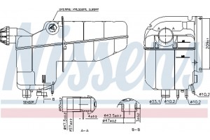 Nissens Δοχείο διαστολής, Ψυκτικό Υγρό - 996020