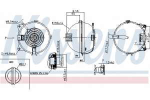 Nissens Δοχείο διαστολής, Ψυκτικό Υγρό - 996117
