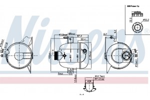 Nissens Δοχείο διαστολής, Ψυκτικό Υγρό - 996118