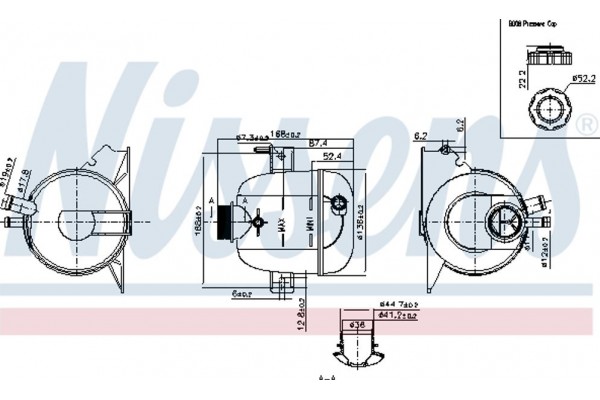 Nissens Δοχείο διαστολής, Ψυκτικό Υγρό - 996118