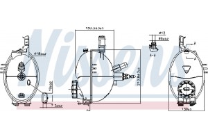 Nissens Δοχείο διαστολής, Ψυκτικό Υγρό - 996159