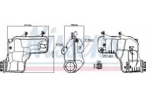 Nissens Δοχείο διαστολής, Ψυκτικό Υγρό - 996166