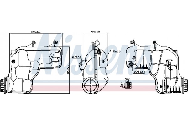 Nissens Δοχείο διαστολής, Ψυκτικό Υγρό - 996166