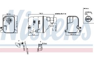 Nissens Δοχείο διαστολής, Ψυκτικό Υγρό - 996168