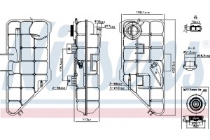 Nissens Δοχείο διαστολής, Ψυκτικό Υγρό - 996182