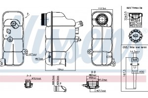 Nissens Δοχείο διαστολής, Ψυκτικό Υγρό - 996195
