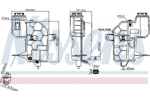 Nissens Δοχείο διαστολής, Ψυκτικό Υγρό - 996242