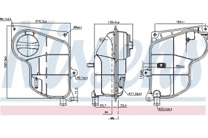 Nissens Δοχείο διαστολής, Ψυκτικό Υγρό - 996244